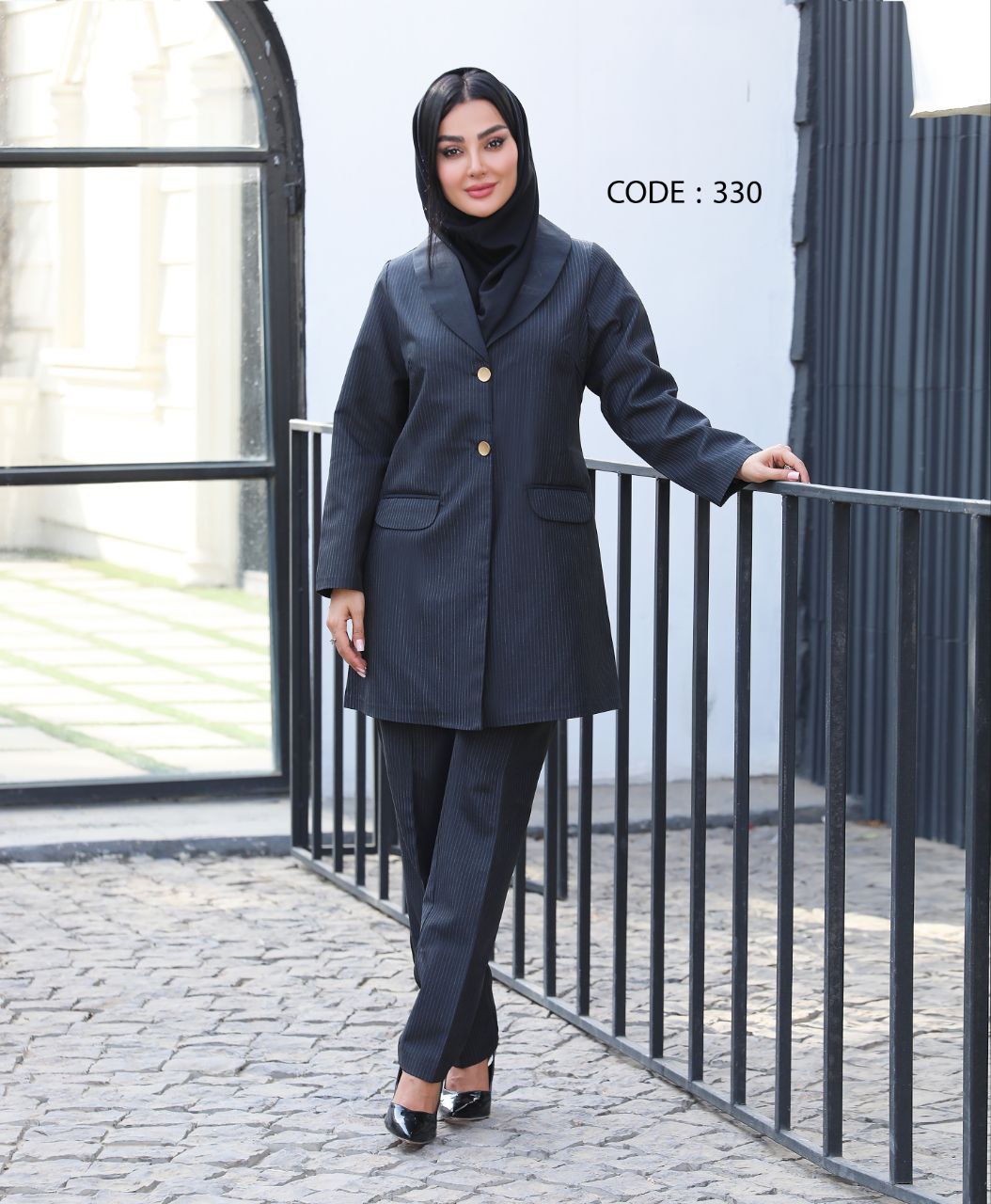 مانتو شلواراداری کد330ترک لند