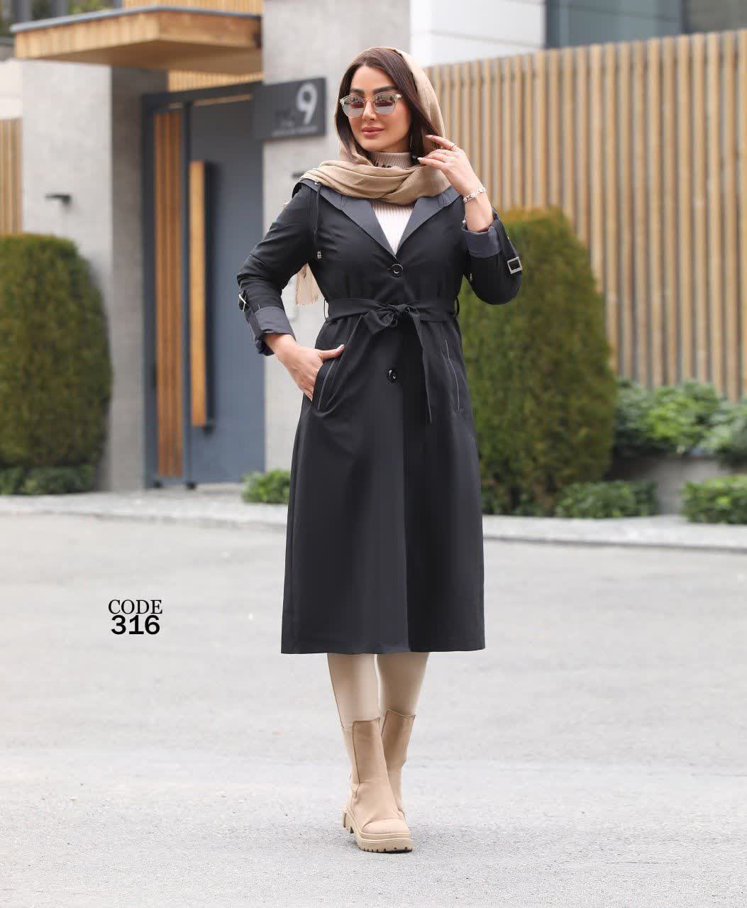 بارانی کلاهدار ترک لندکد316