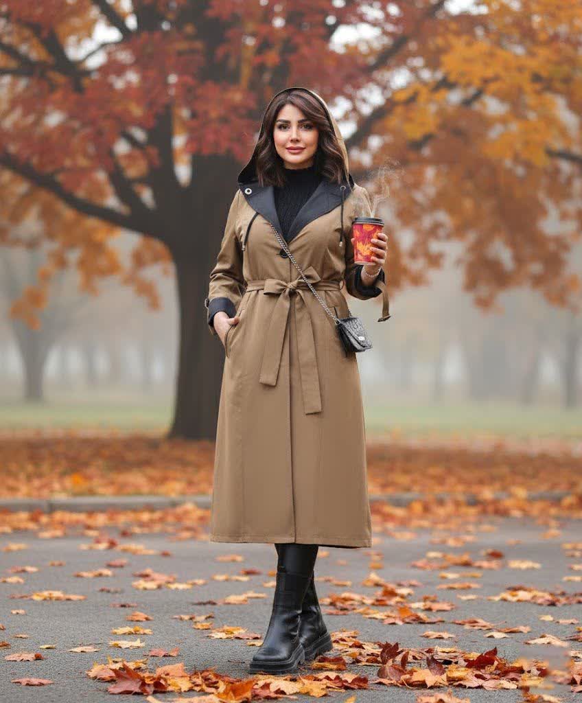 بارانی کلاهدار ترک لندکد316