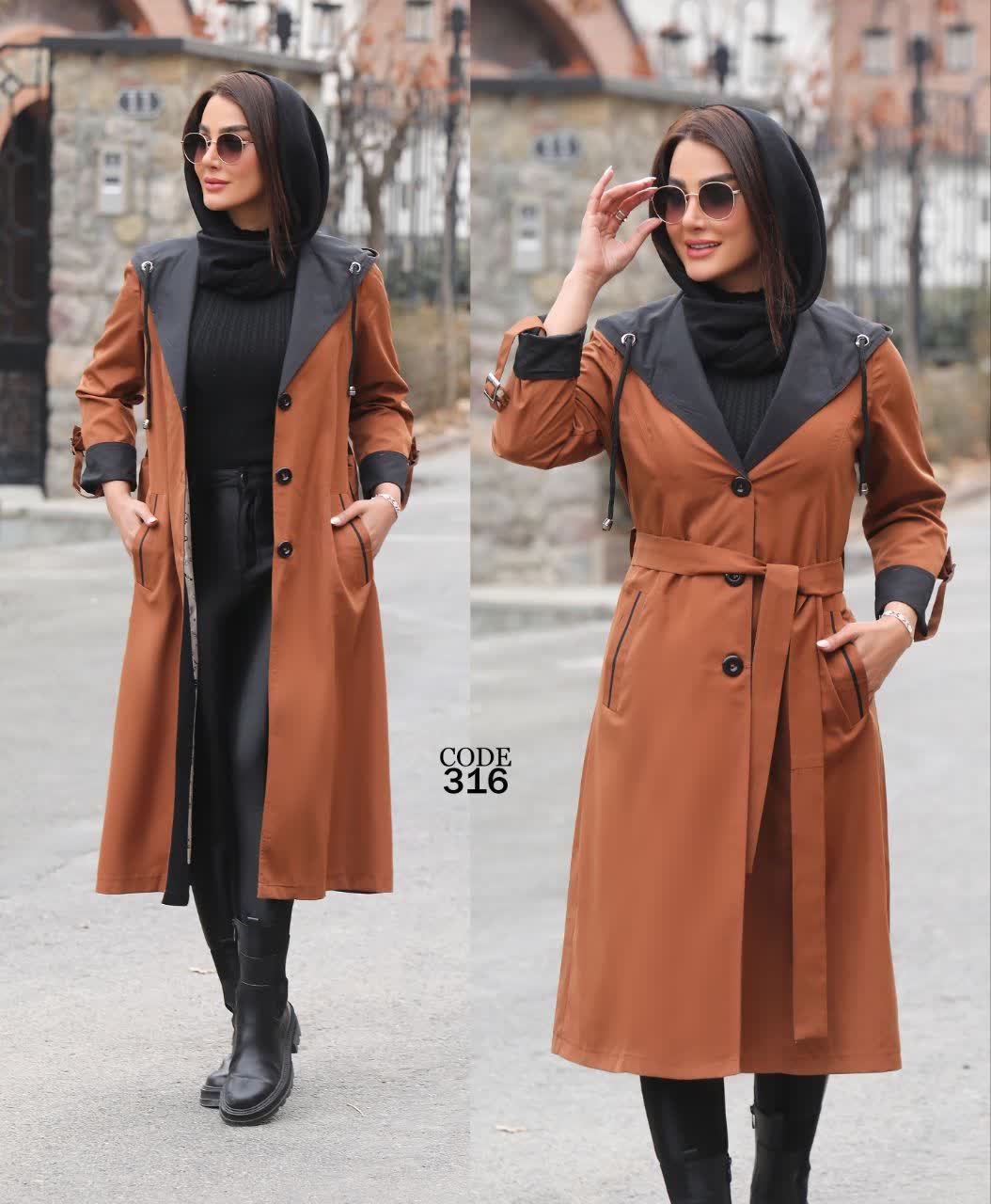 بارانی کلاهدار ترک لندکد316